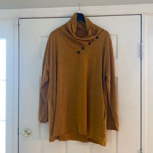 SOLD 3xl cowl neck with pockets!!  NWOT SOLD